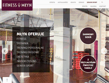 Tablet Screenshot of fitnessmlyn.pl